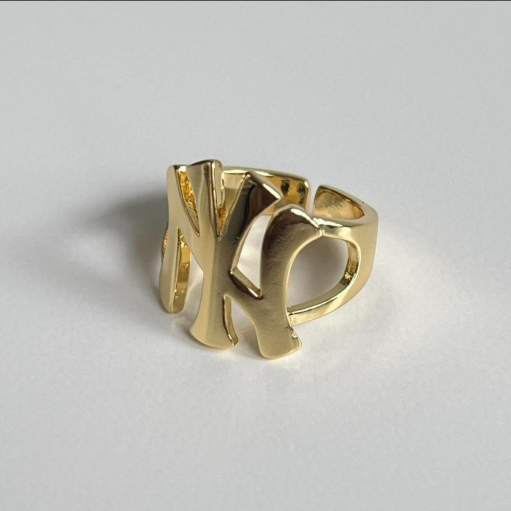 Vintage Y2K New York Yankees gold ring - Picture 6 of 7
